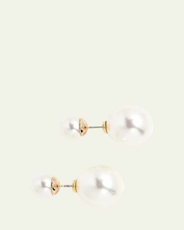 Double Ball Pearly Earrings